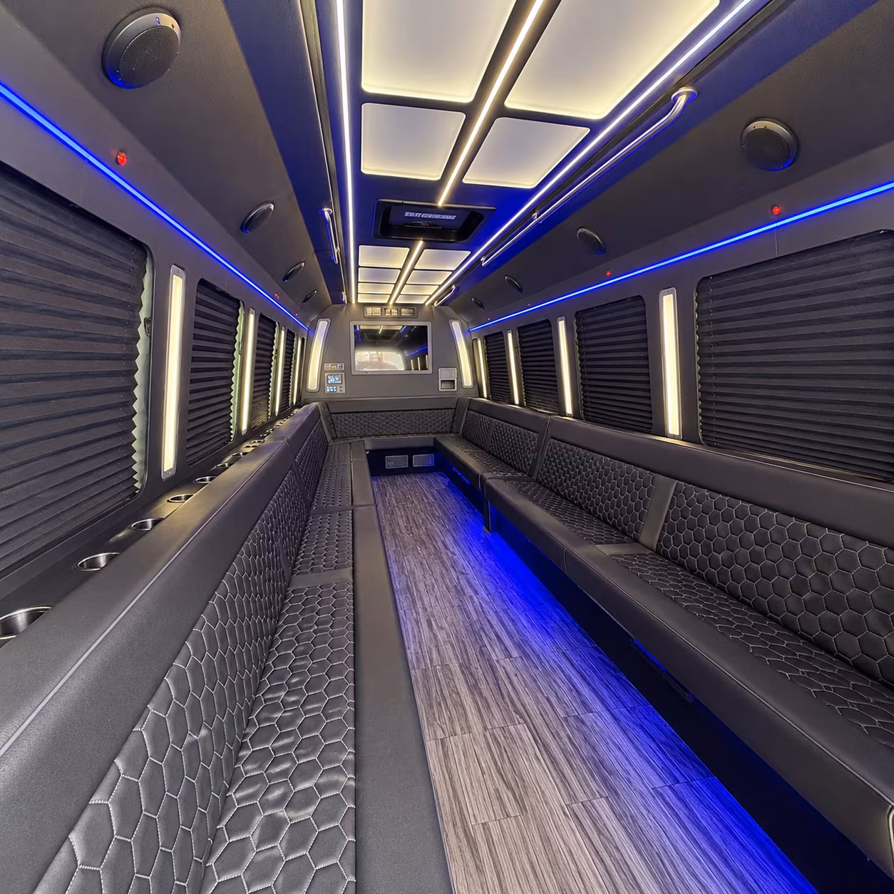 boise 30 passenger party bus interior