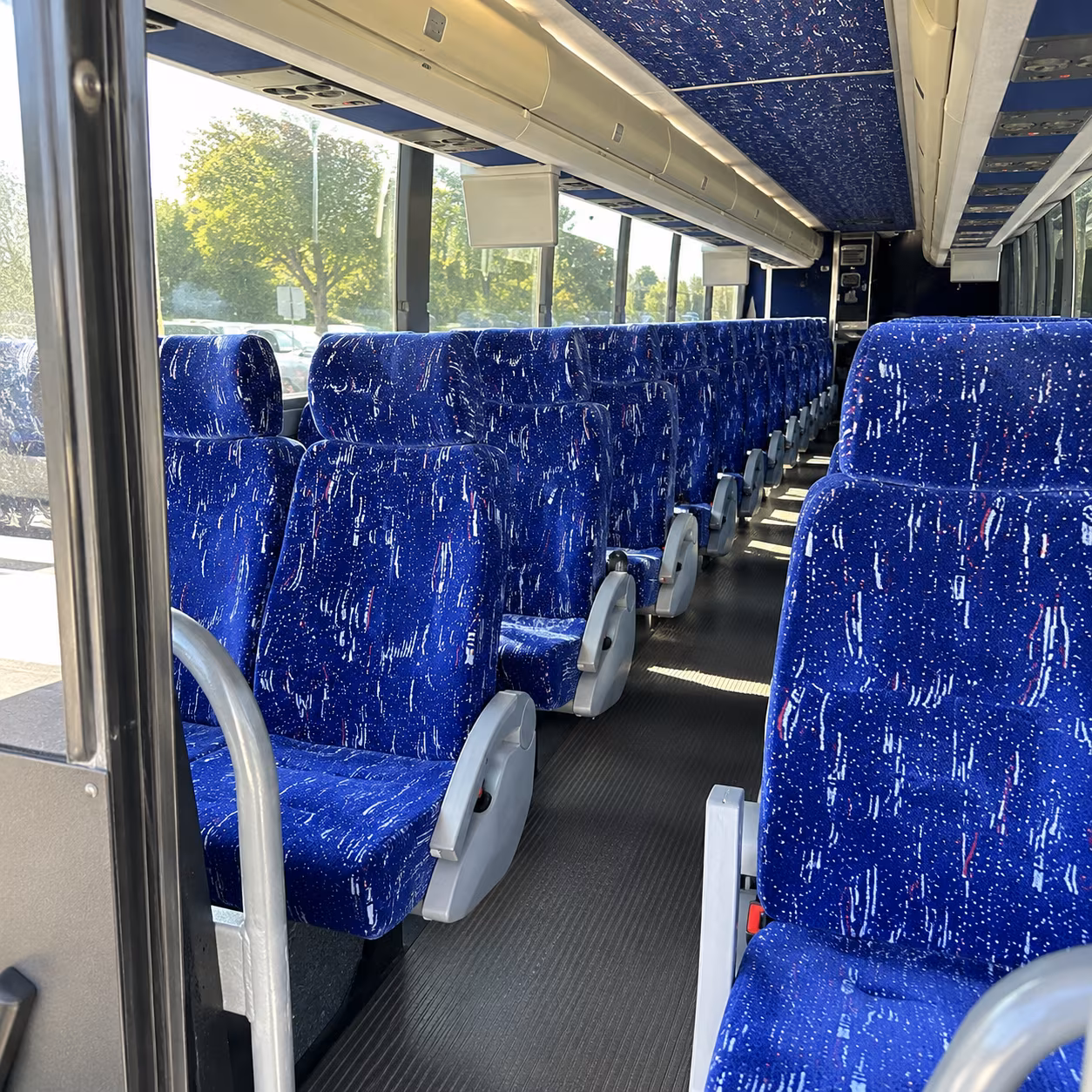 boise charter bus inside