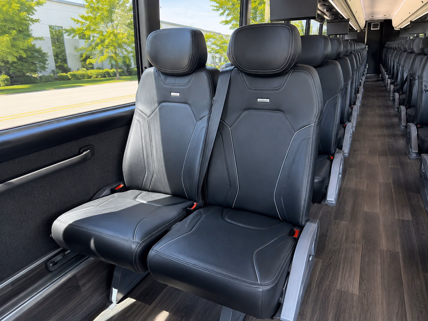 charter buses for eagle and garden city wedding weekends
